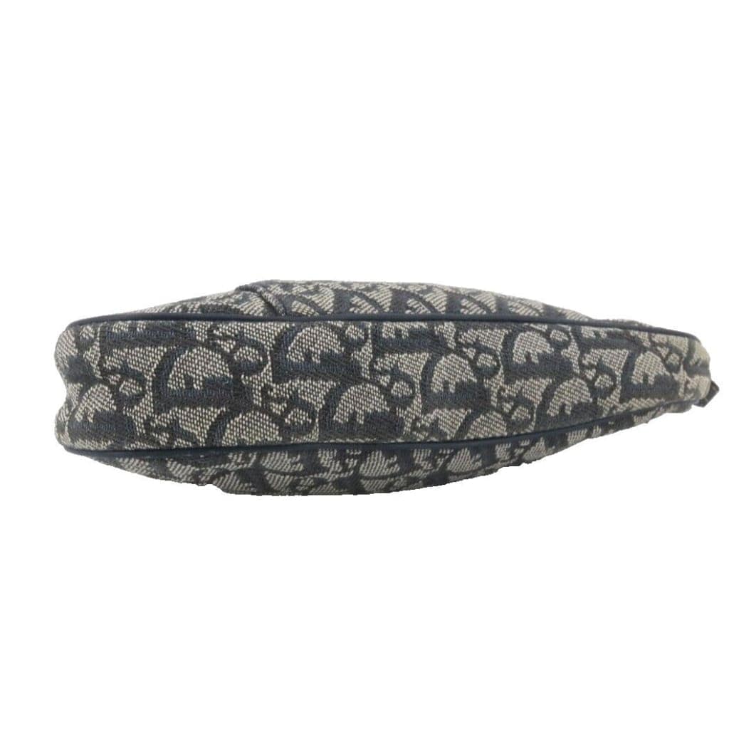 Dior Vintage Trotter Navy Saddle Bag - Canvas( + 1) / Saddle Bag