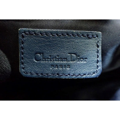 Dior Vintage Trotter Navy Saddle Bag - Canvas( + 1) / Saddle Bag