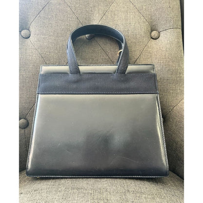 Ferragamo Vara Leather Bag - navy / Leather