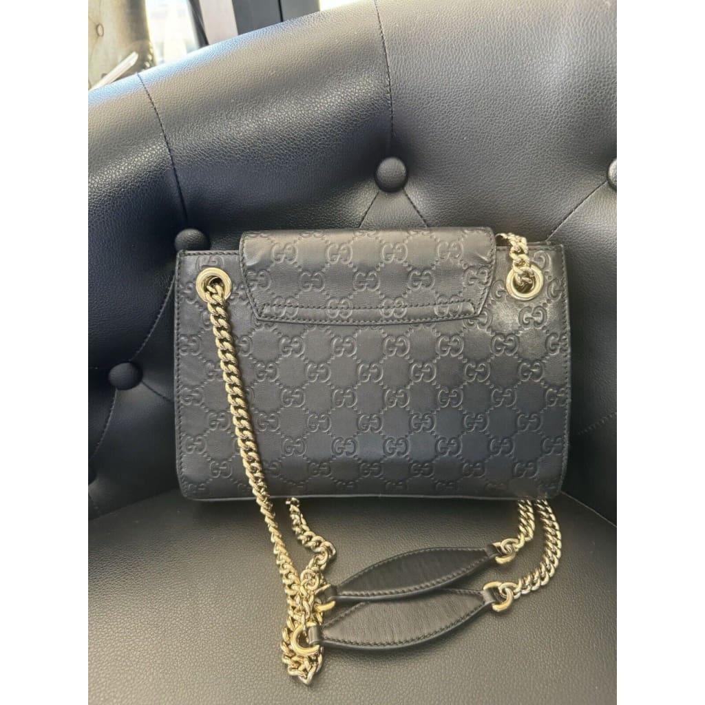 Gucci Emily Chain Flap Bag - Small / Leather( + 1) / Shoulder Bag