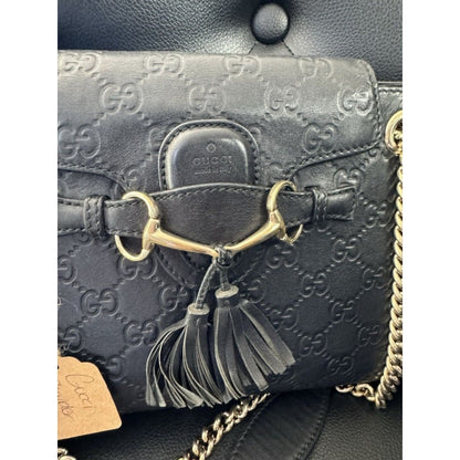 Gucci Emily Chain Flap Bag - Small / Leather( + 1) / Shoulder Bag