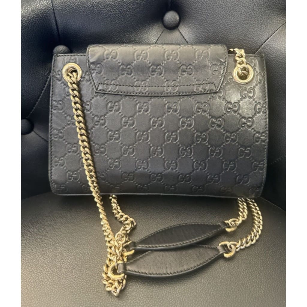 Gucci Emily Chain Flap Bag - Small / Leather( + 1) / Shoulder Bag