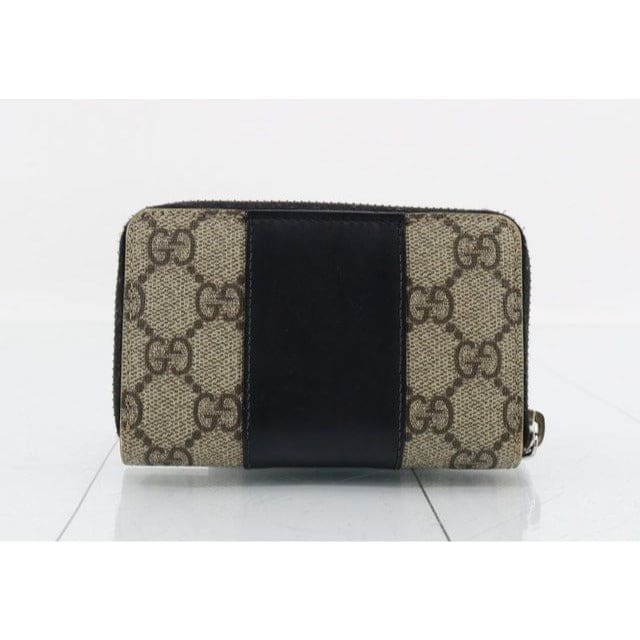 Gucci GG Zippy Compact Wallet w/ Box and Dustbag - black / Leather / wallet