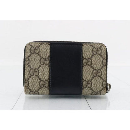 Gucci GG Zippy Compact Wallet w/ Box and Dustbag - black / Leather / wallet