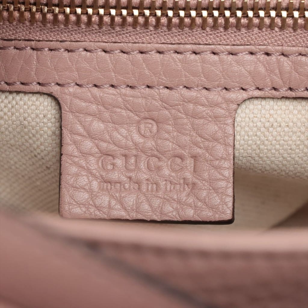 Gucci Small Bamboo Shopper Tote 2-way Leather Bag - tan / leather / top handle bag