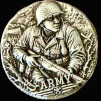 1 ozt MK BarZ "Army in Action" Hand Poured .999 FS