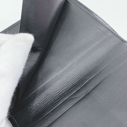LOEWE Anagram Leather Bifold Wallet Black - black / leather / card holder
