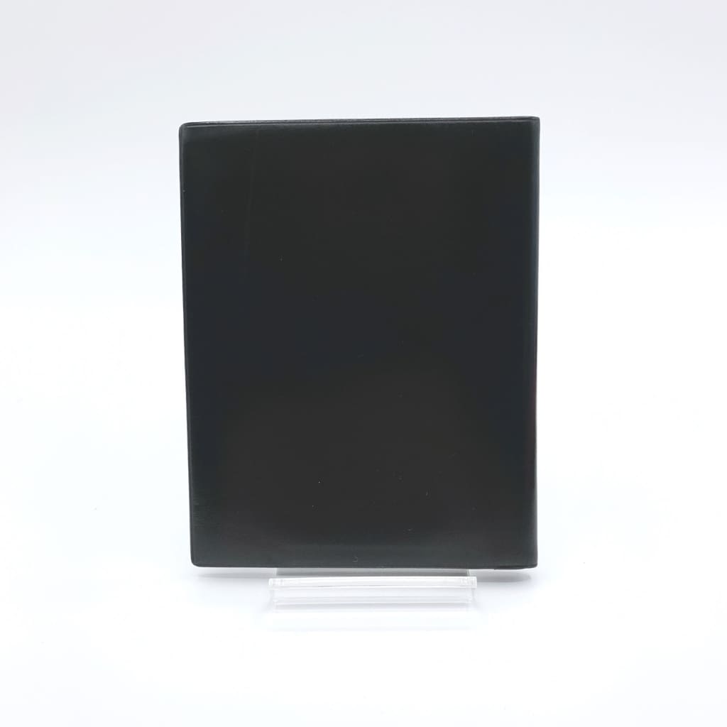 LOEWE Anagram Leather Bifold Wallet Black - black / leather / card holder