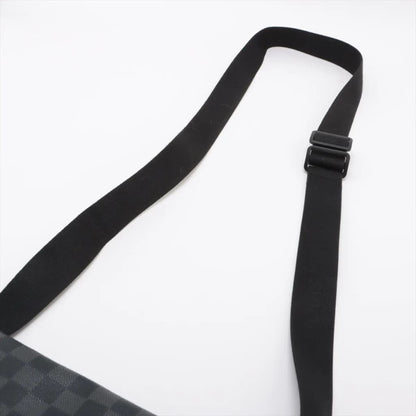Louis Vuitton Black Damier Graphite Daniel GM Crossbody Messenger - Black / Coated Canvas / Crossbody