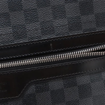 Louis Vuitton Black Damier Graphite Daniel GM Crossbody Messenger - Black / Coated Canvas / Crossbody
