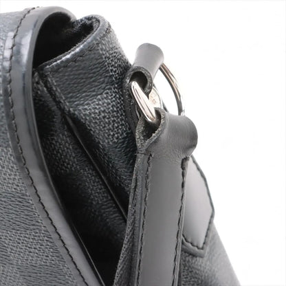 Louis Vuitton Black Damier Graphite Daniel GM Crossbody Messenger - Black / Coated Canvas / Crossbody