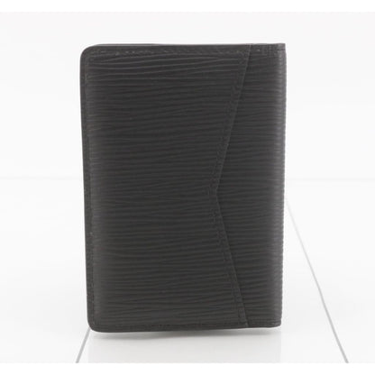Louis Vuitton Black Epi Bifold Pocket Organizer (MSRP $495) - black / leather / wallet