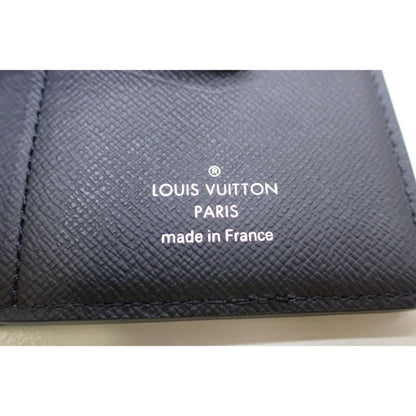 Louis Vuitton Black Epi Bifold Pocket Organizer (MSRP $495) - black / leather / wallet