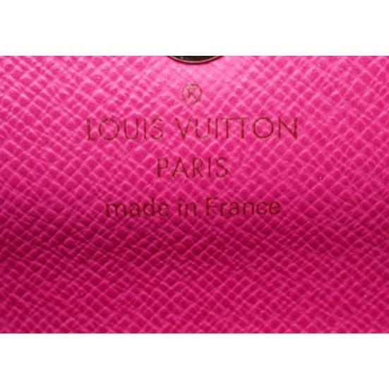 Louis Vuitton Black Multicolor Murakami 4 Key Case - black / leather / key case