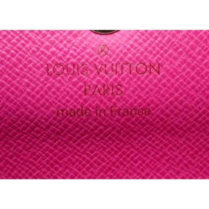 Louis Vuitton Black Multicolor Murakami 4 Key Case - black / leather / key case