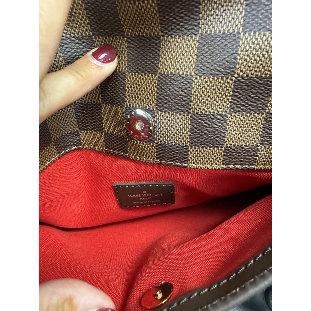 LOUIS VUITTON Bloomsbury PM Damier Ebene Crossbody - PM / brown / coated canvas