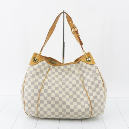 Louis Vuitton Damier Azur Galliera PM Shoulder Bag - white / coated canvas / hobo