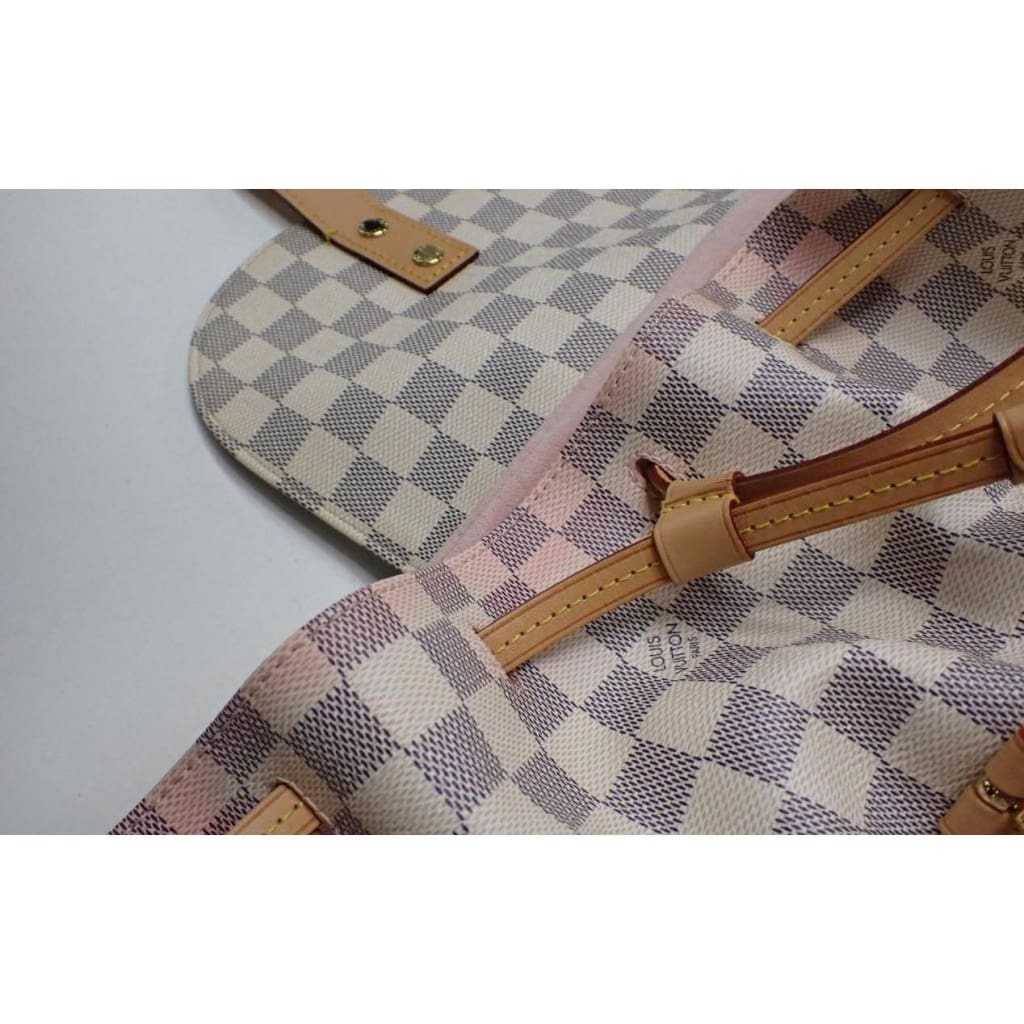 Louis Vuitton Damier Azur Speron Backpack - white / Leather / backpack
