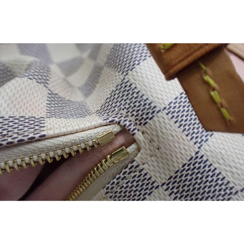 Louis Vuitton Damier Azur Speron Backpack - white / Leather / backpack