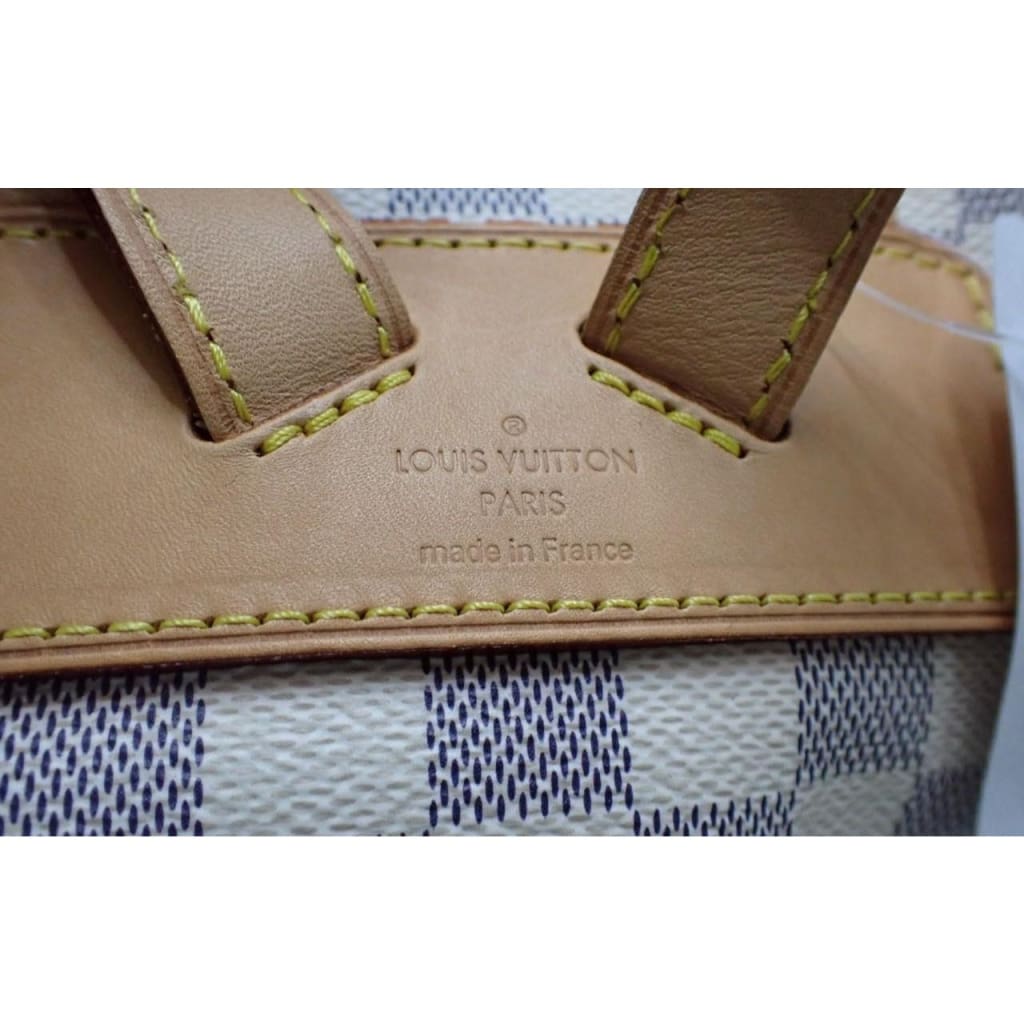 Louis Vuitton Damier Azur Speron Backpack - white / Leather / backpack