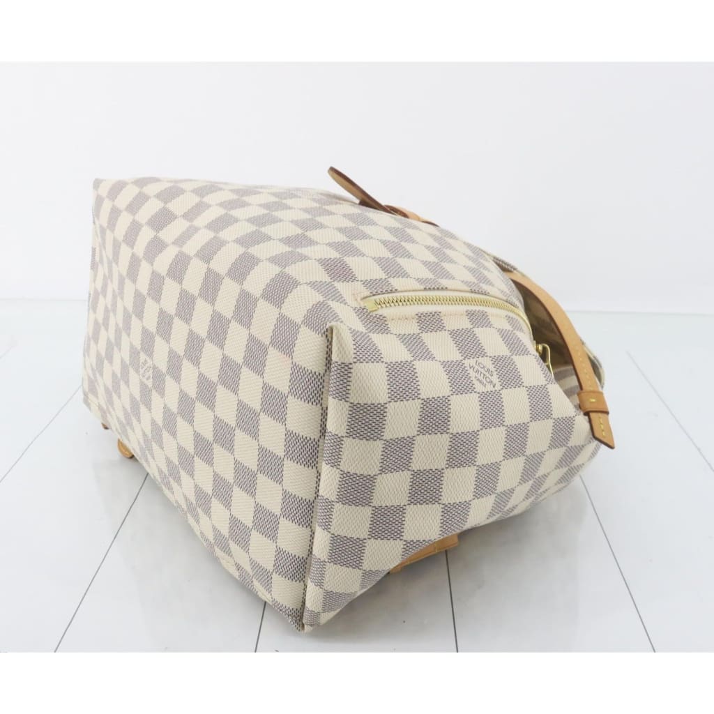 Louis Vuitton Damier Azur Speron Backpack - white / Leather / backpack