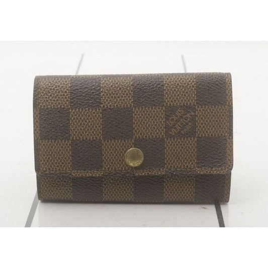 Louis Vuitton Damier Ebene 6 Key Case - brown / Coated Canvas / key case