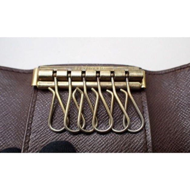 Louis Vuitton Damier Ebene 6 Key Case - brown / Coated Canvas / key case