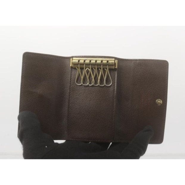 Louis Vuitton Damier Ebene 6 Key Case - brown / Coated Canvas / key case