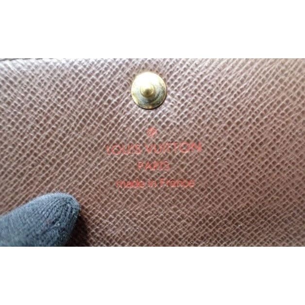 Louis Vuitton Damier Ebene 6 Key Case - brown / Coated Canvas / key case