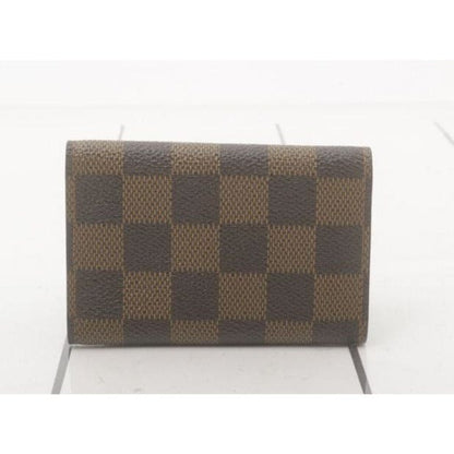 Louis Vuitton Damier Ebene 6 Key Case - brown / Coated Canvas / key case