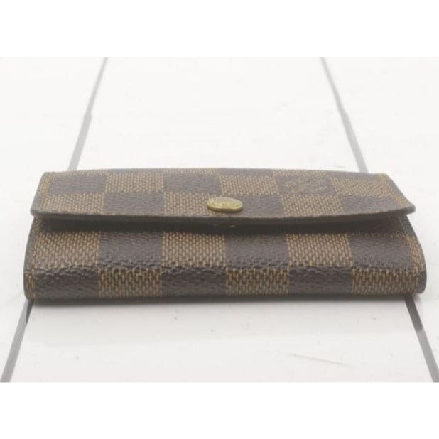 Louis Vuitton Damier Ebene 6 Key Case - brown / Coated Canvas / key case