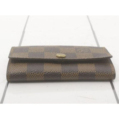 Louis Vuitton Damier Ebene 6 Key Case - brown / Coated Canvas / key case