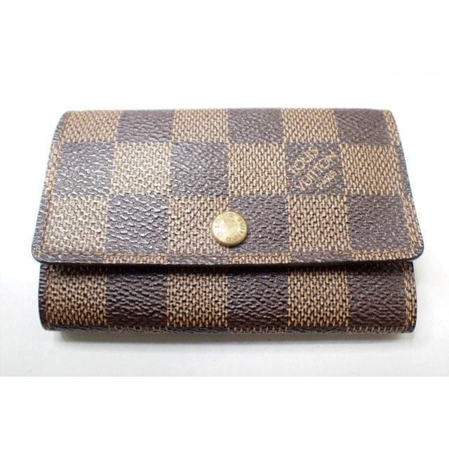 Louis Vuitton Damier Ebene 6 Key Case - brown / Coated Canvas / key case
