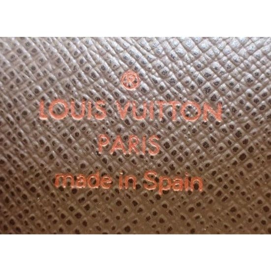 Louis Vuitton Damier Ebene Bifold Card Holder - brown / Coated Canvas / card holder