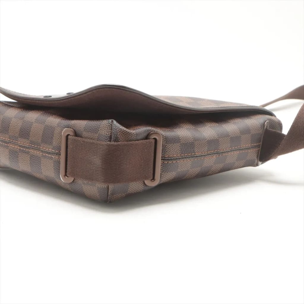 Louis Vuitton Damier Ebene Brooklyn PM Crossbody Bag - brown / Coated Canvas / Crossbody