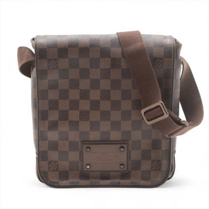 Louis Vuitton Damier Ebene Brooklyn PM Crossbody Bag - brown / Coated Canvas / Crossbody
