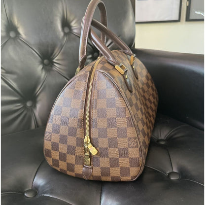 Louis Vuitton Damier Ebene Ribera MM - white / coated canvas / Shoulder Bag