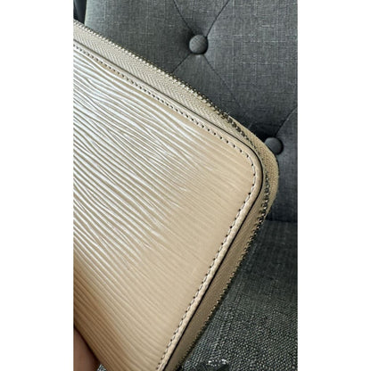 LOUIS VUITTON Epi Cream Zippy Long Wallet - cream / leather / wallet