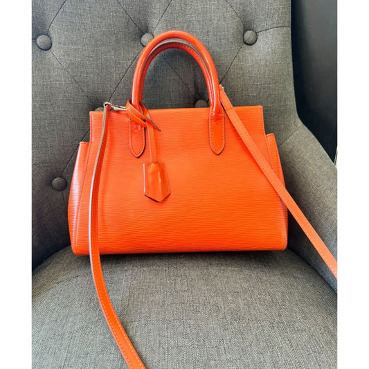 LOUIS VUITTON Epi Orange Marly BB 2 Way Bag - BB / orange / leather