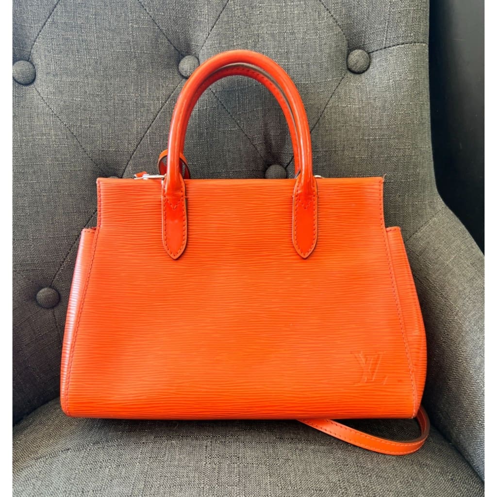 LOUIS VUITTON Epi Orange Marly BB 2 Way Bag - BB / orange / leather