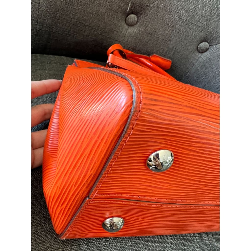 LOUIS VUITTON Epi Orange Marly BB 2 Way Bag - BB / orange / leather