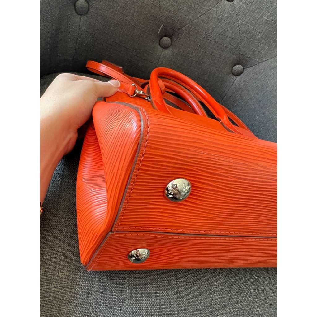 LOUIS VUITTON Epi Orange Marly BB 2 Way Bag - BB / orange / leather