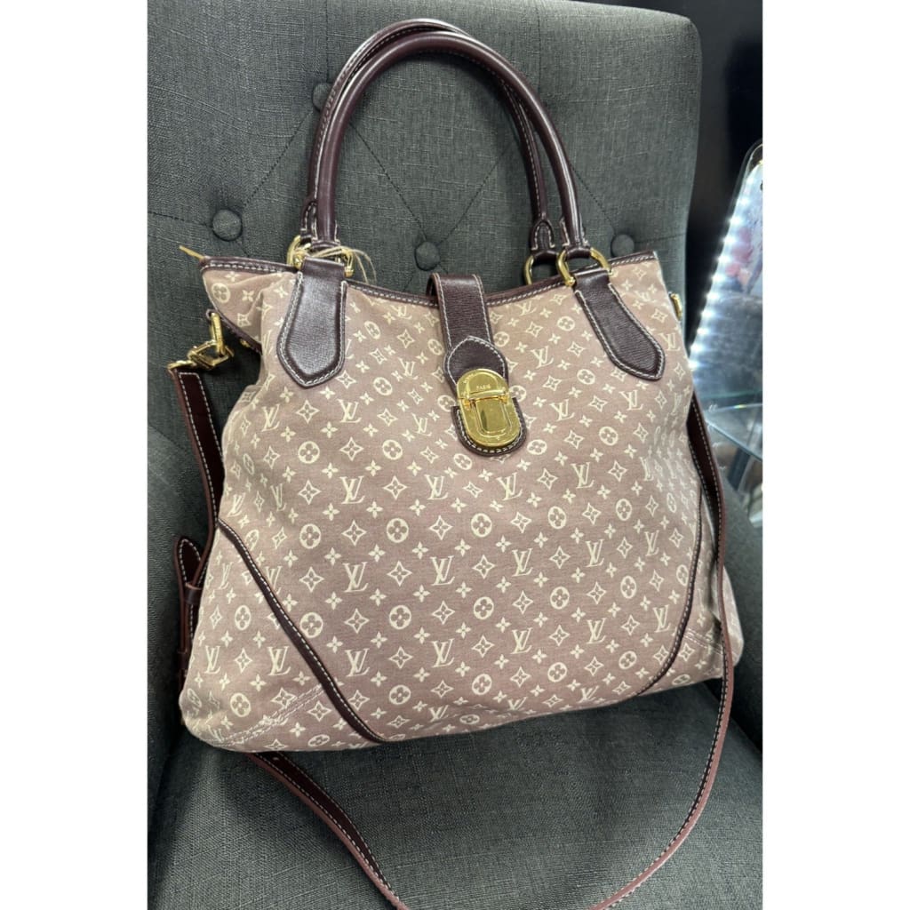 Louis Vuitton Idylle Elegie Sepia Mini Lin Bag (MSRP $2,650) - Medium / Leather / Top Handle Bag