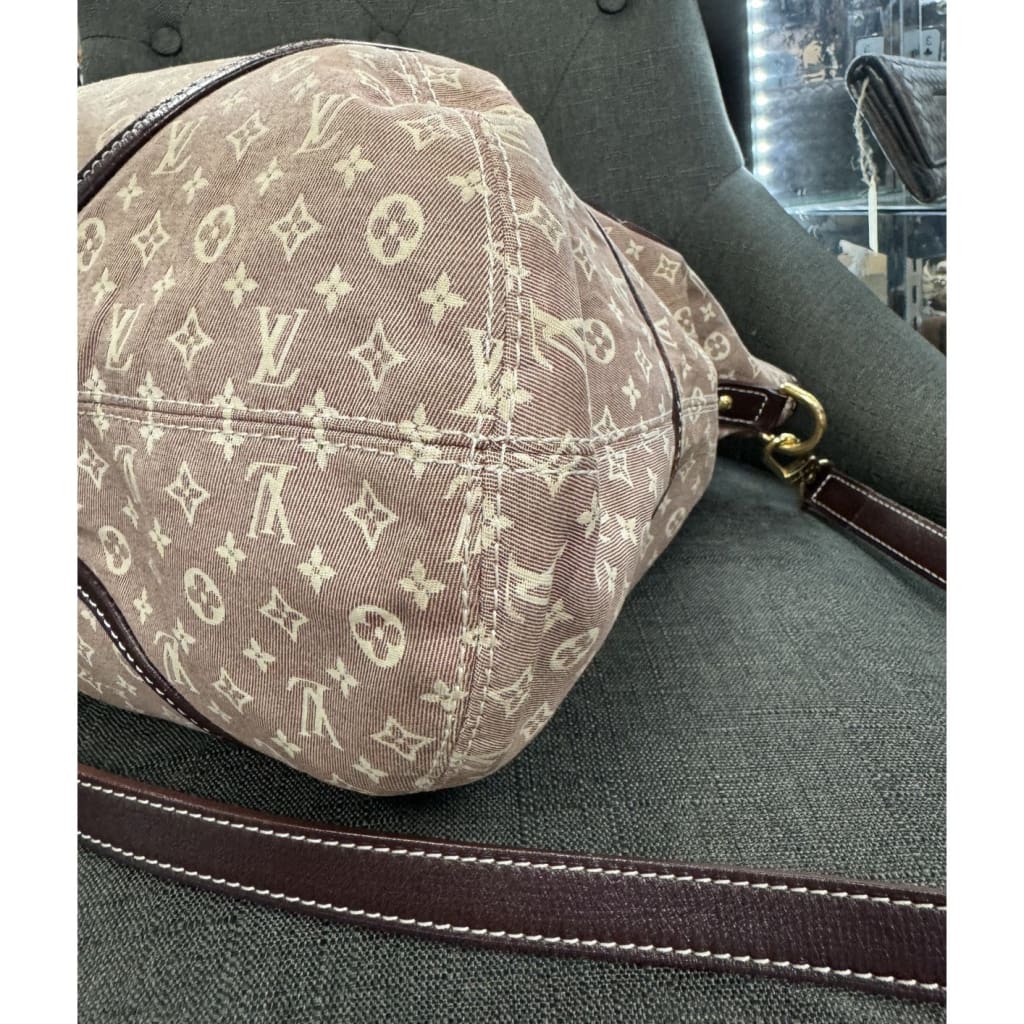 Louis Vuitton Idylle Elegie Sepia Mini Lin Bag (MSRP $2,650) - Medium / Leather / Top Handle Bag