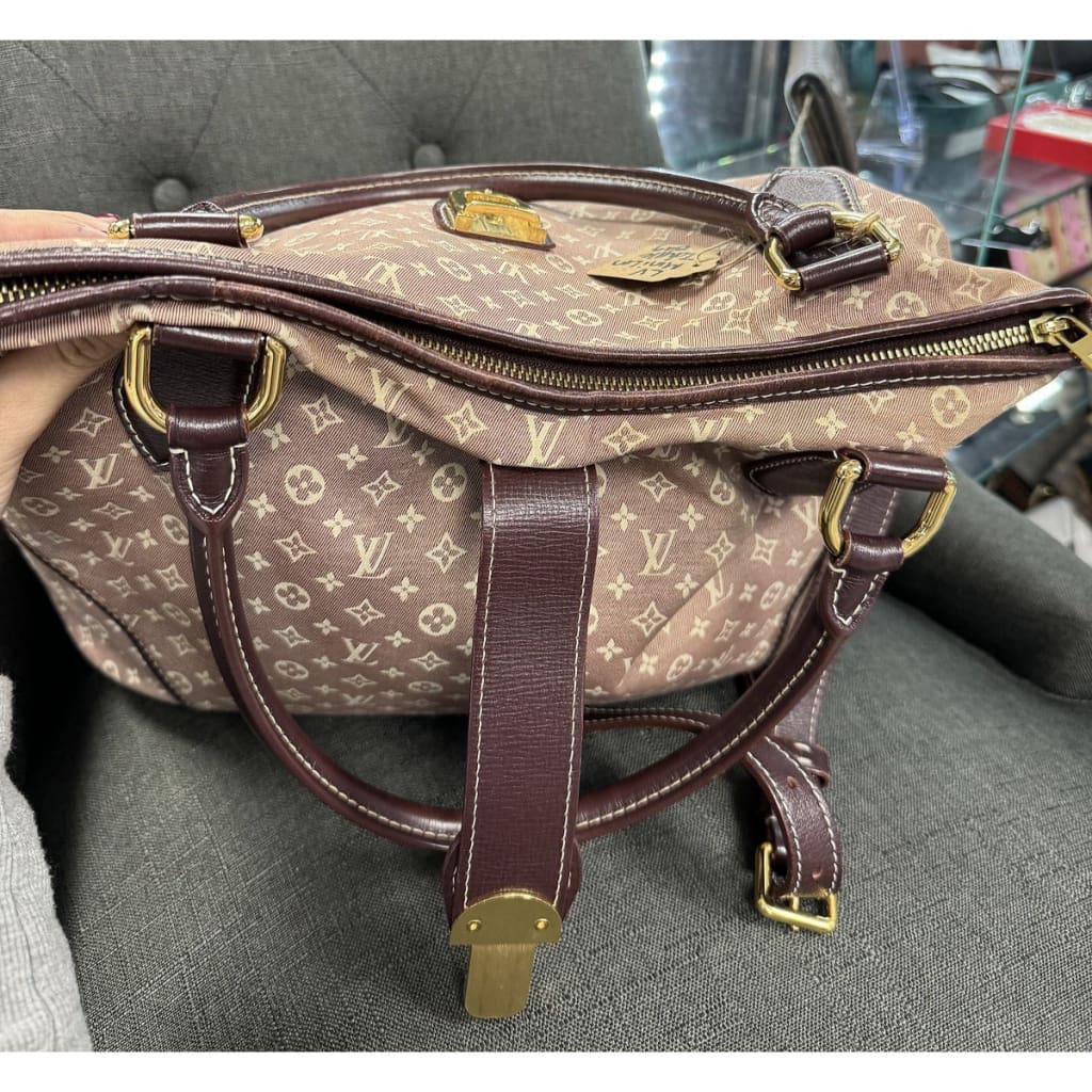 Louis Vuitton Idylle Elegie Sepia Mini Lin Bag (MSRP $2,650) - Medium / Leather / Top Handle Bag