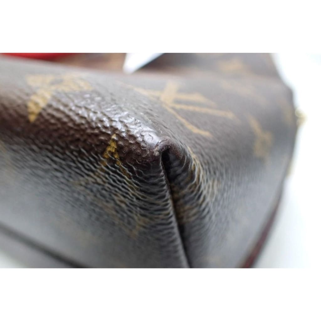 Louis Vuitton Monogram Alma Bag Into Bag Brown/Red - brown / Leather / top handle bag