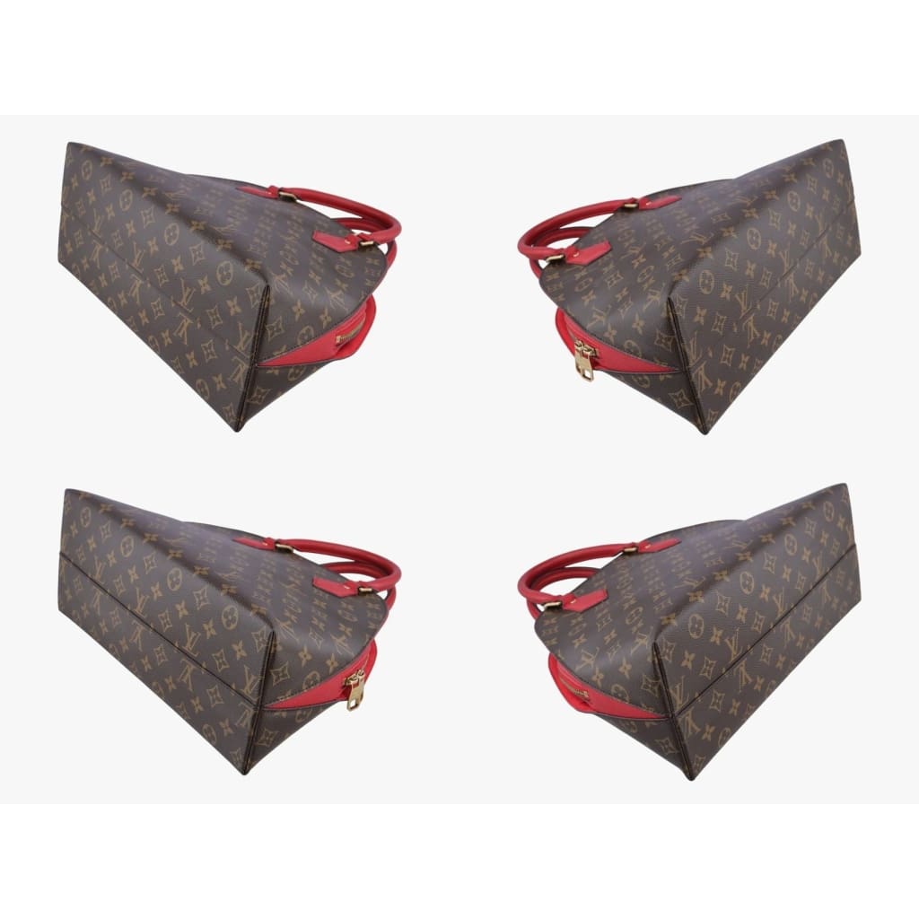 Louis Vuitton Monogram Alma Bag Into Bag Brown/Red - brown / Leather / top handle bag