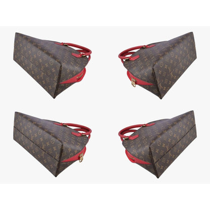 Louis Vuitton Monogram Alma Bag Into Bag Brown/Red - brown / Leather / top handle bag