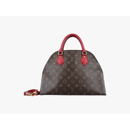 Louis Vuitton Monogram Alma Bag Into Bag Brown/Red - brown / Leather / top handle bag