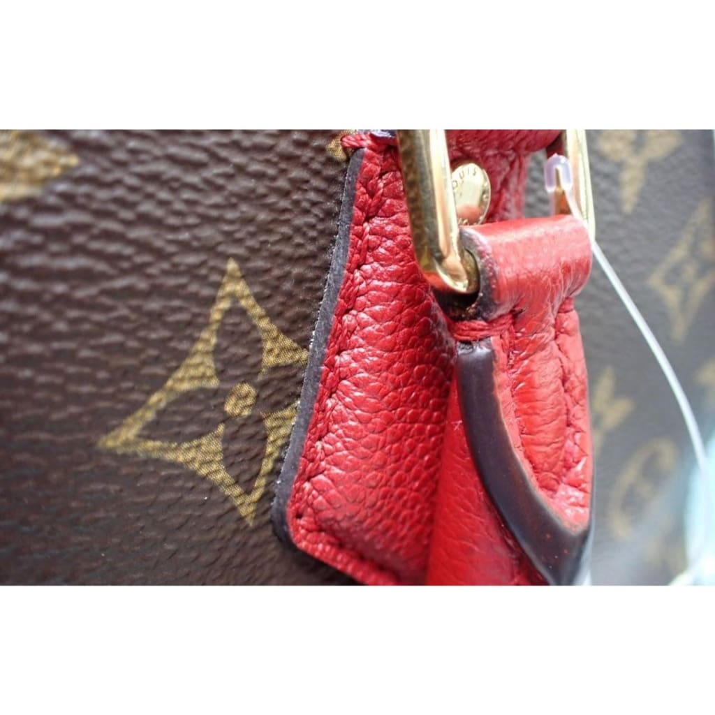 Louis Vuitton Monogram Alma Bag Into Bag Brown/Red - brown / Leather / top handle bag